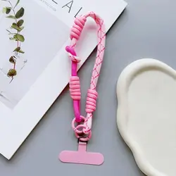Elegant Phone Charm Wrist Strap Keychain with Exquisite Bracelet Design (Style 16)