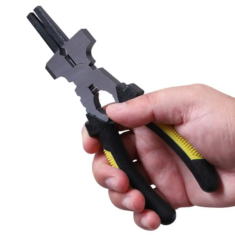 MIG Welding Pliers 7-inch Arc Welding Equipment Axe-shaped Wire Solder Pliers Argon Arc Non-Slip Handle Clamp For All Welders 4