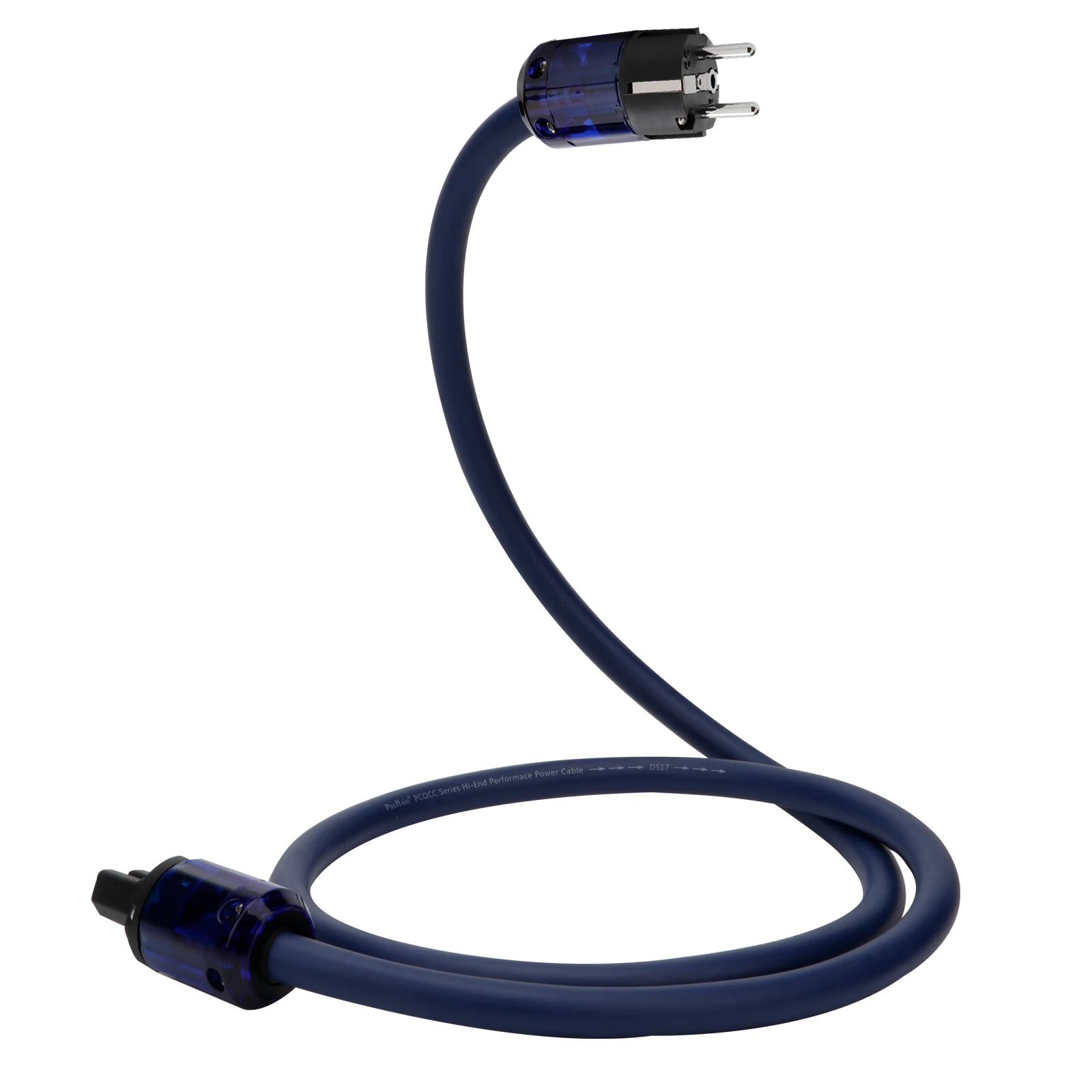 High-End-EU-Stromkabel IEC C15 OCC Audio Netz-Netzkabel mit rhodiniertem EU/US/AU-Netzsteckerkabel für Power AMP – Detail 7