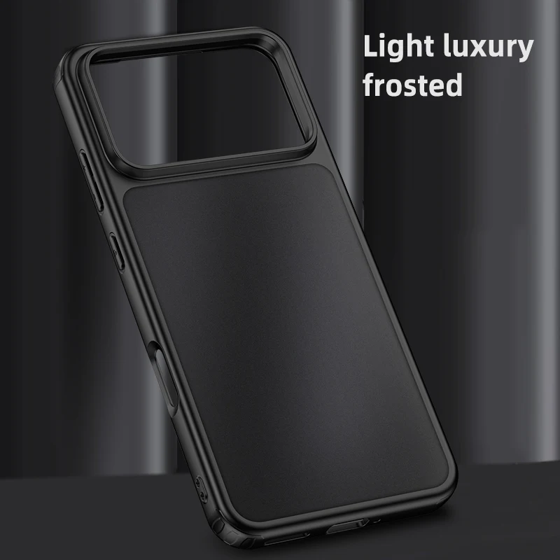 Frosted Hard PC Shockproof Camera Protection Translucent Phone Case