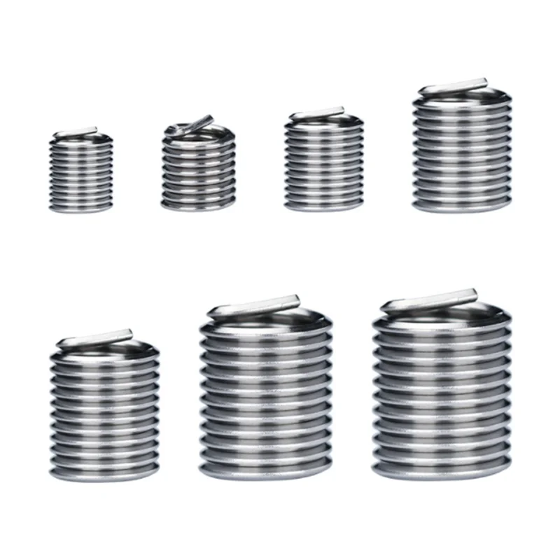 Thread Repair Tool 10 20pcs thread repair plug-in kit M3-M14 1.5D-2.0D stainless steel for repairing damaged threads