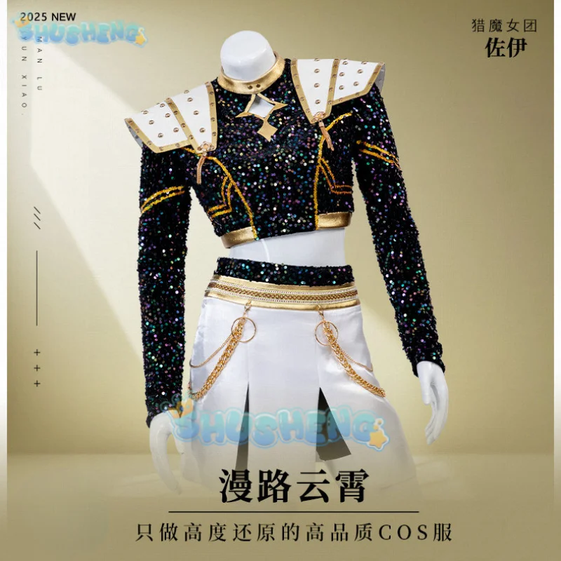 Disfraz Cosplay Kpop Hunters Para Niña - Conjunto 3 Piezas (Top Y Pantalón), Ideal Para Halloween, Fiestas, Carnaval