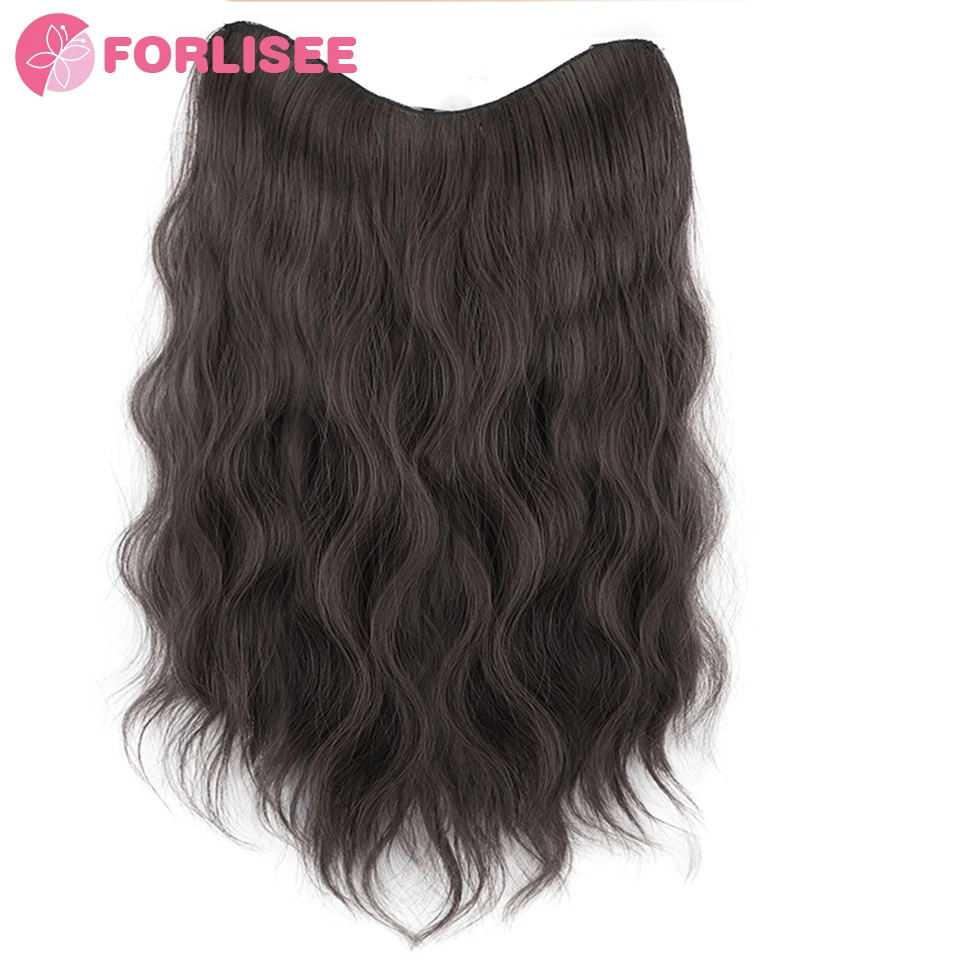 Curly Hair Wig Fluffy Hair Volume One Piece Long Extensions U-shaped Extensions For Women