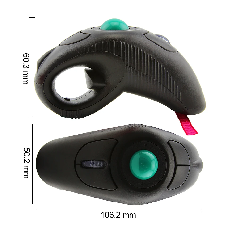 rato de trackball sem fio ergonômico direita mão esquerda com fio rato usb óptico handheld do laser do ar para computador portátil tablet computador