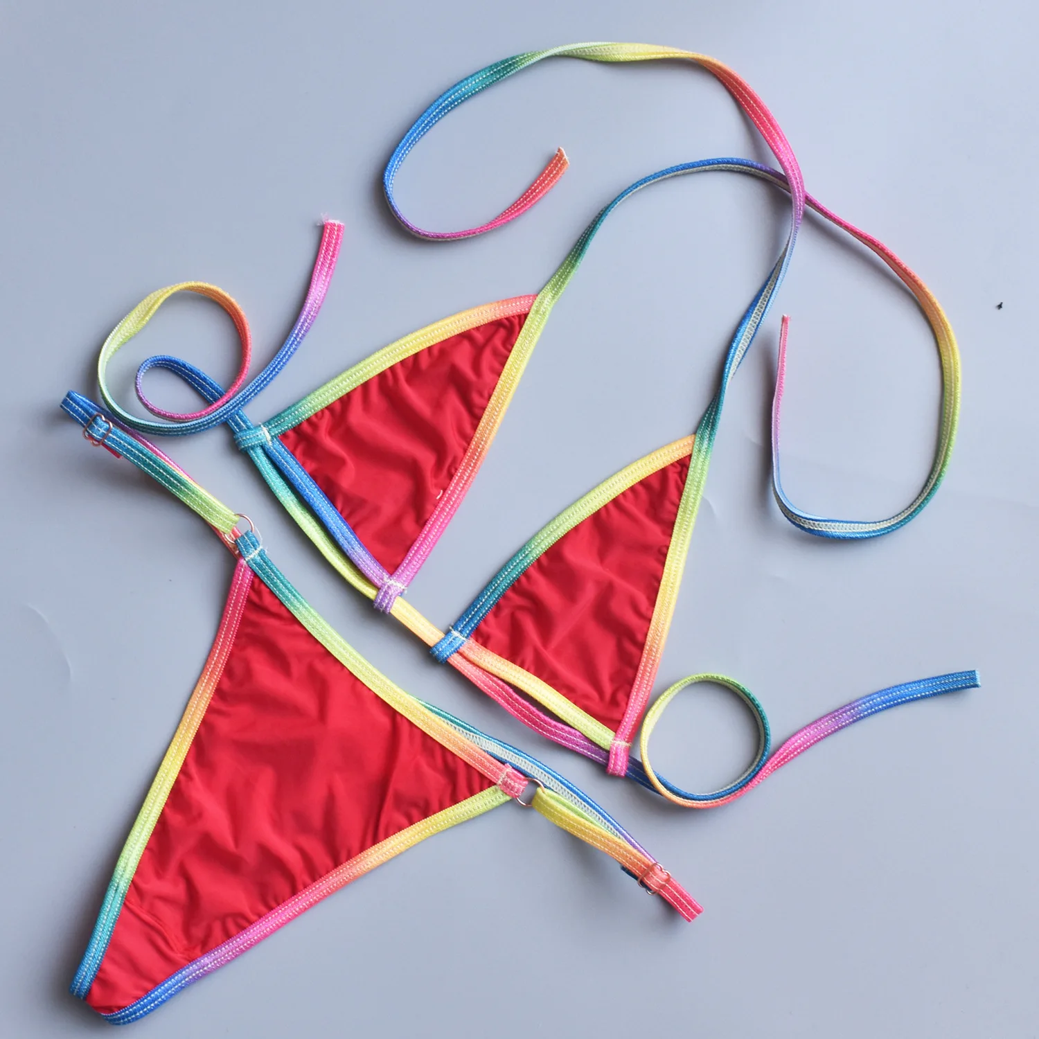 Set bikini sexy donna in mesh trasparente completo intimo_voghion.com