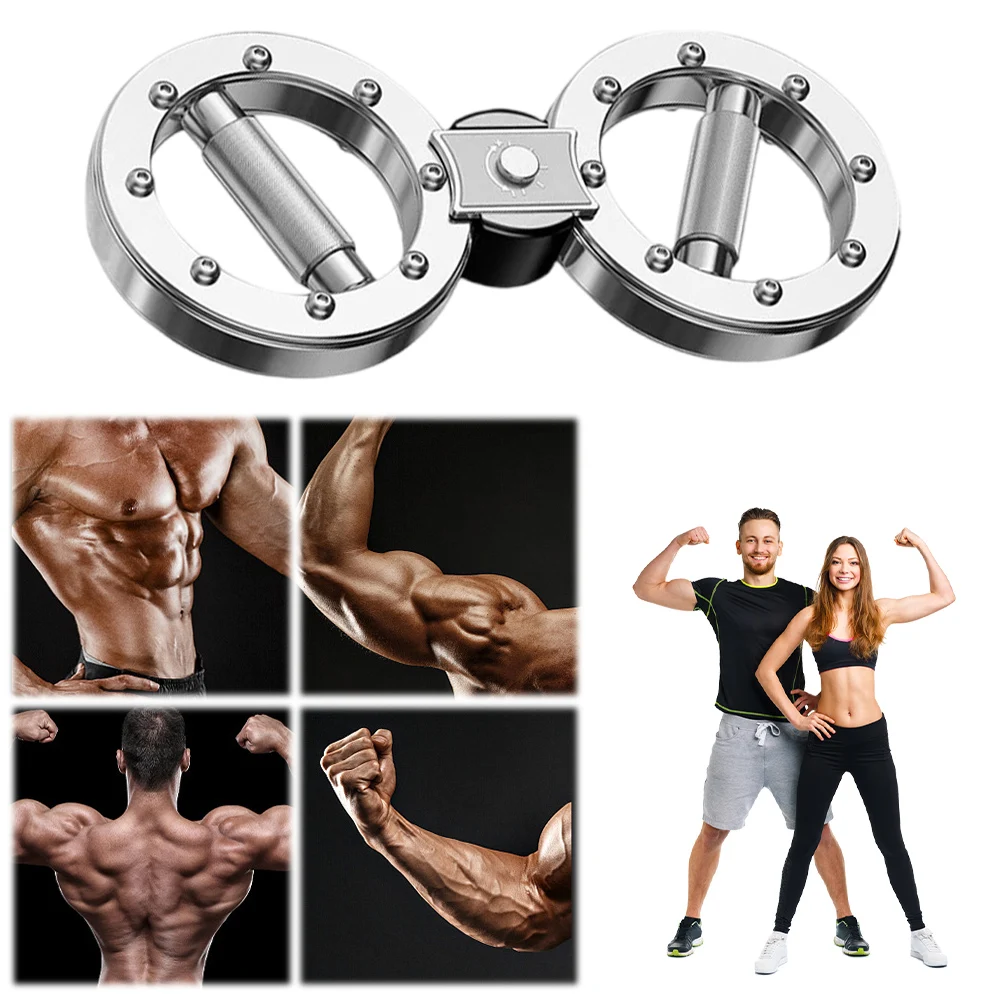 Burn Machine Forearm Exerciser 8 Pounds Resistance Adjustable Arm Strengthener 360 Degree Rotating for Fitness Workout Boxing