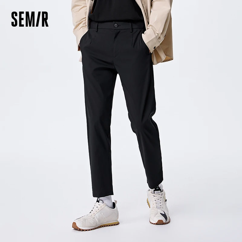 

Semir Casual Pants Men Cool And Versatile Urban Commute And Business Style Nine-Point Ankle Pants