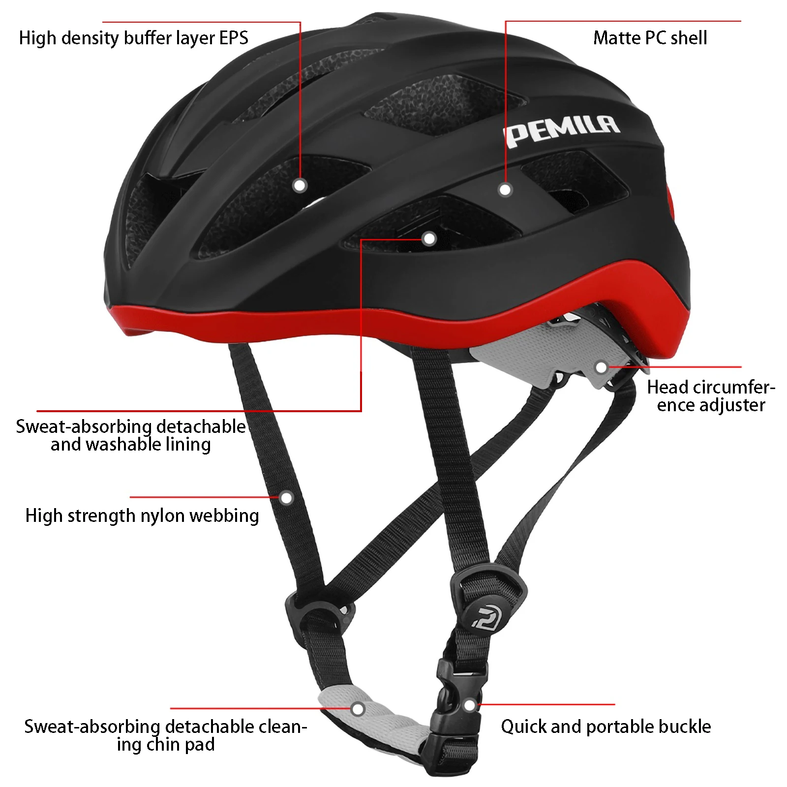 PEMILA New Helmet Cycling MTB Men Women Bicycle Helmet capacete ciclismo  Ultralight mountain road bike helmets casco ciclismo