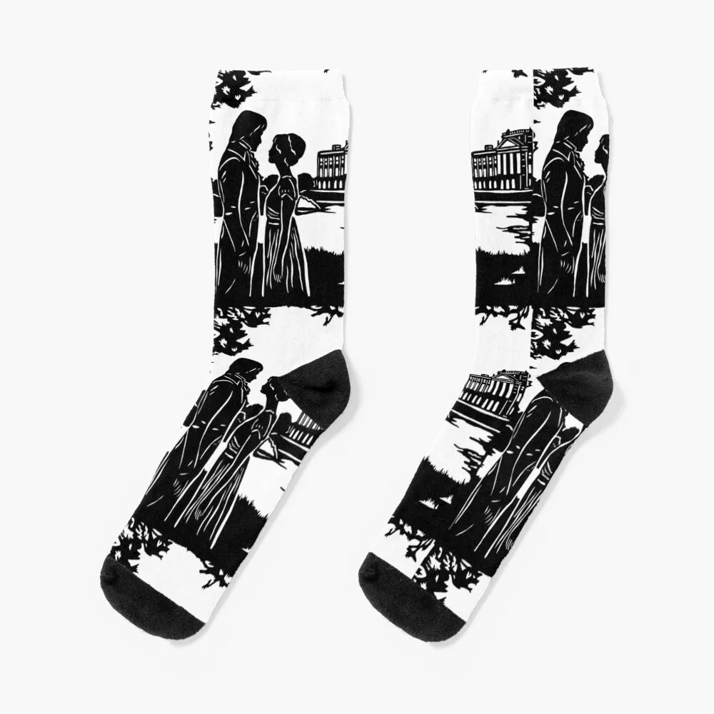 Pride & Prejudice Socks summer Funny socks socks designer brand cycling socks Socks Girl Men's enlee wzg 01 fashionable bicycle top cover front fork stem top cap mtb bike part road bike cycling supplies heart and girl