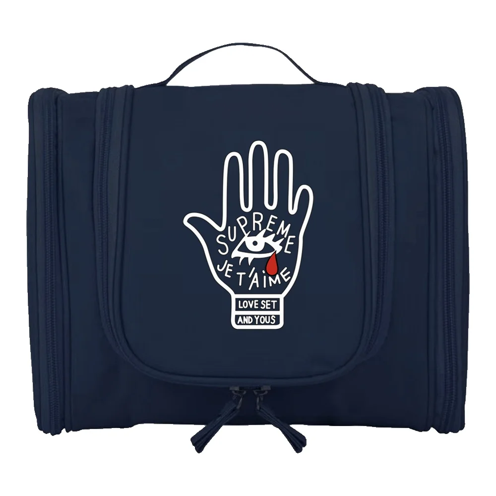 Hanging Travel Toiletry Bag - Portable Cosmetic and Makeup Organizer