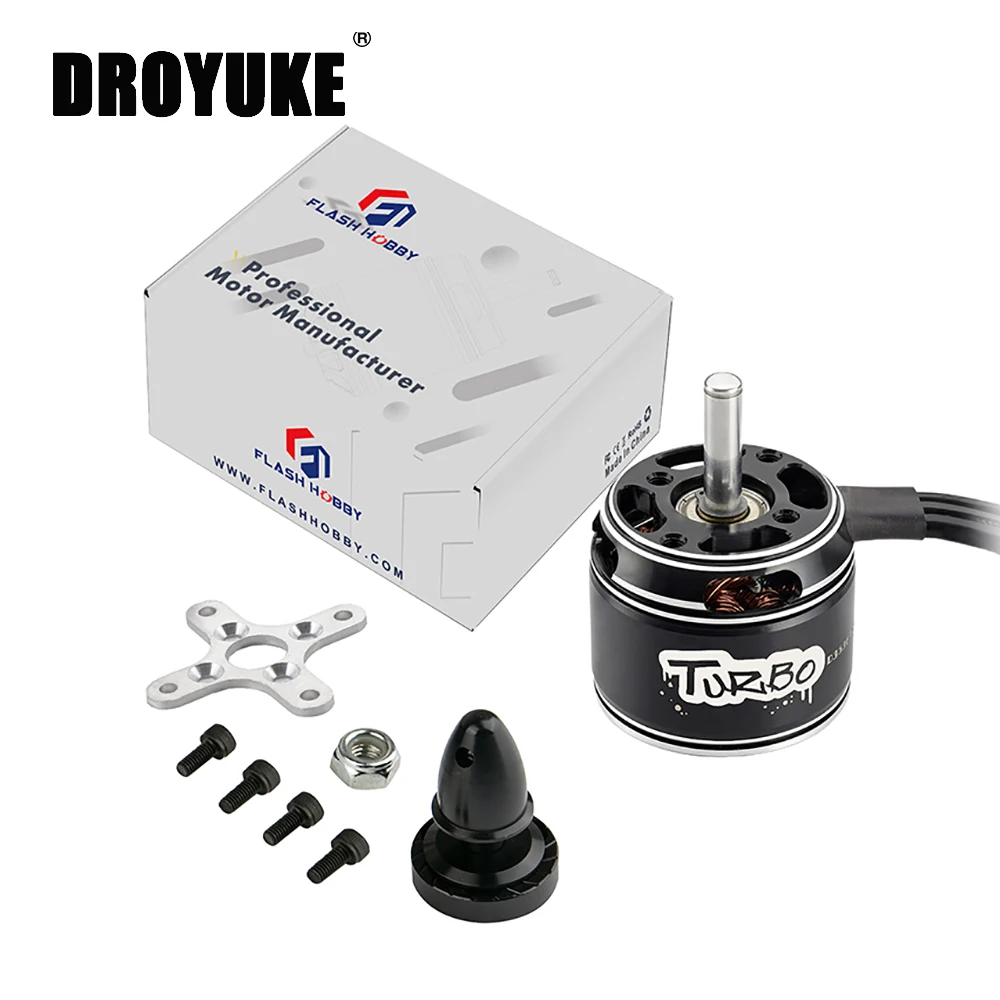 Радиоуправляемый бесщеточный двигатель FLASHHOBBY D3536EVO 3536 (2814) 910KV 1000KV 1250KV 1450kv для