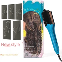 3D Image Modeling Star Hair Straightener Straight Hair Clip Curling Iron Straight Curl Dual-use Hair Curlers 1