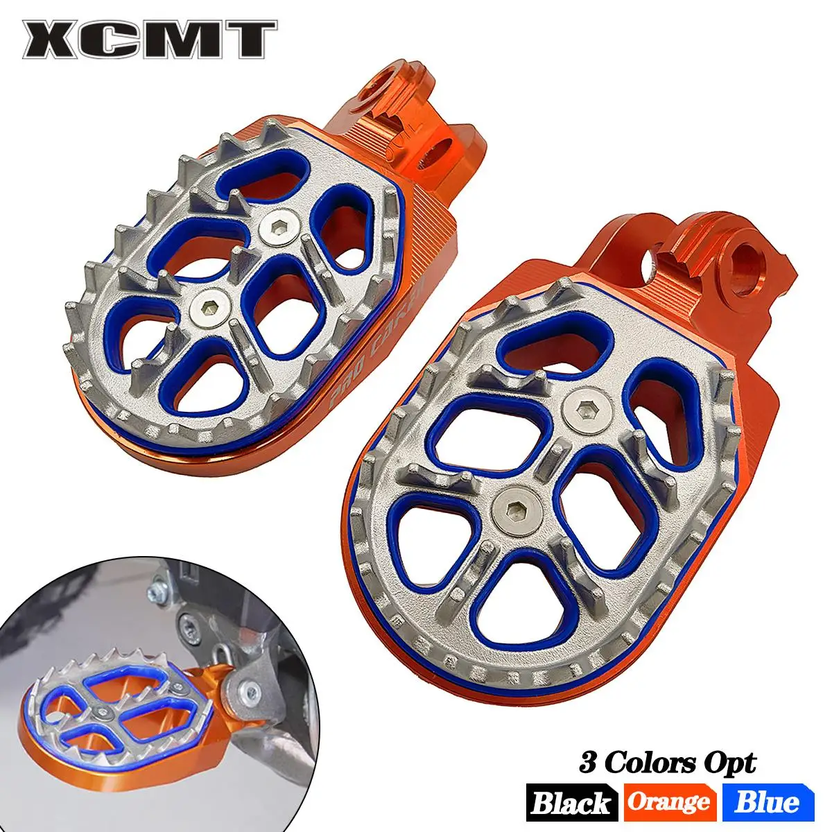 

Motorcycle Footpeg Foot Pegs Pedals Rests For KTM 65 85 125 150 250 300 350 400 450 530 EXC EXCF SX SXF XCF XCW XCFW ADVENTURE