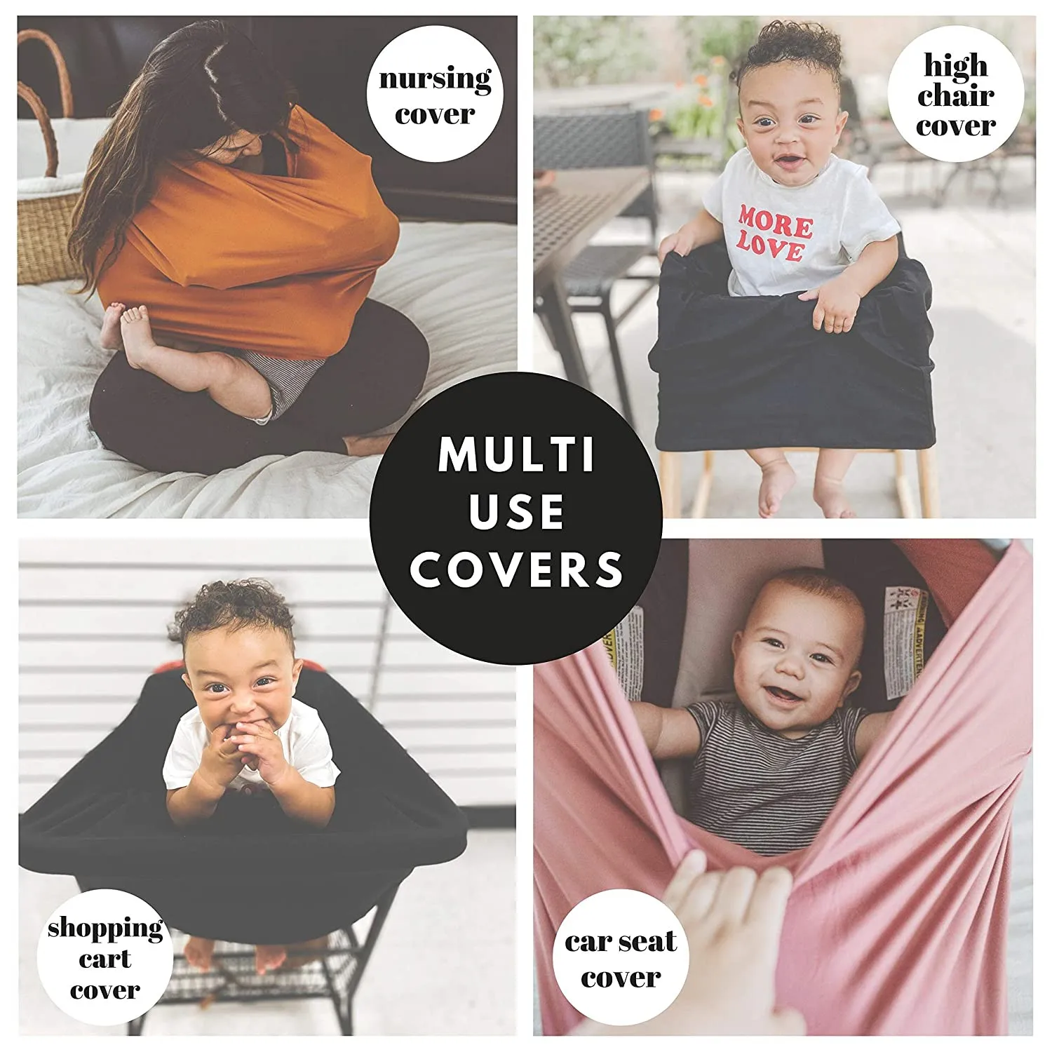 Baby Breastfeeding Cover Car Seat Cover Canopay Multi-use Baby Stroller