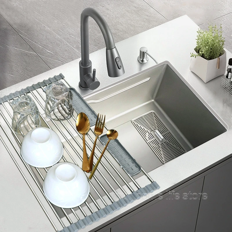 Over-the-Sink Roll-Up Drying Rack 3