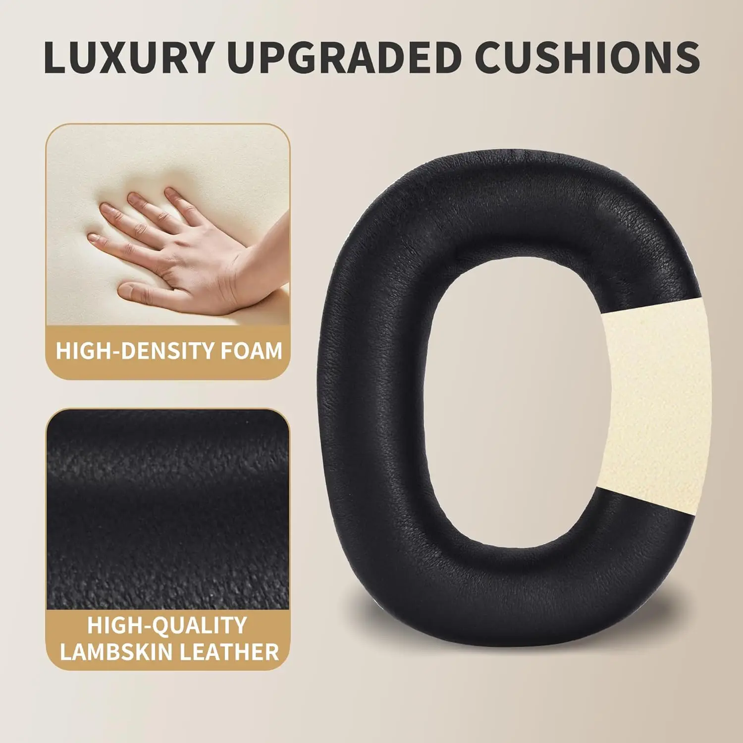 Replacement Earpads & Headband for Bowers & Wilkins PX8/PX7 S2/PX7 S2e Ear Pads Cushions for B&W PX8 PX7S2 PX7S2E Headband Cover