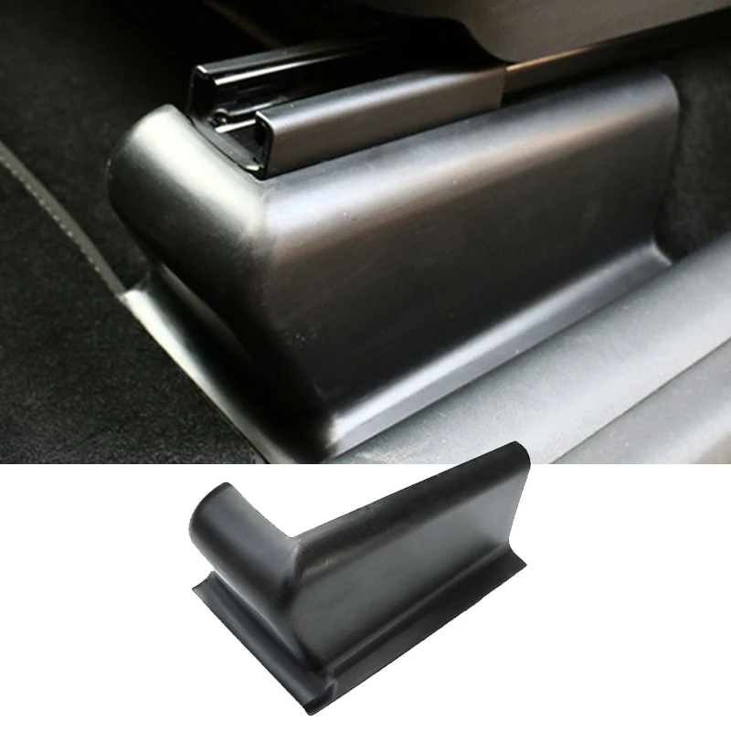 

For Tesla Model Y Car Seat Slide Anti-Kick Cover Pulley Protective Anti-Crash Cover
