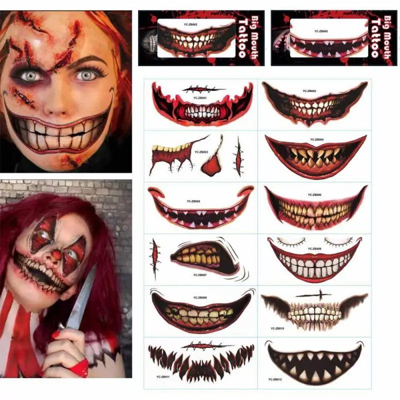 

Tattoo Stickers Durable Comfortable Lasting Unique Design Has Many Uses Weird Tattoos Sticker Convenient Creepy Look Waterproof