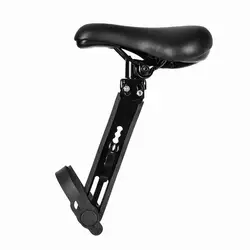 Universal Adjustable Front-Mounted Child Bike Seat with Safety Handlebar and Quick-Release Pelals (Cushion)