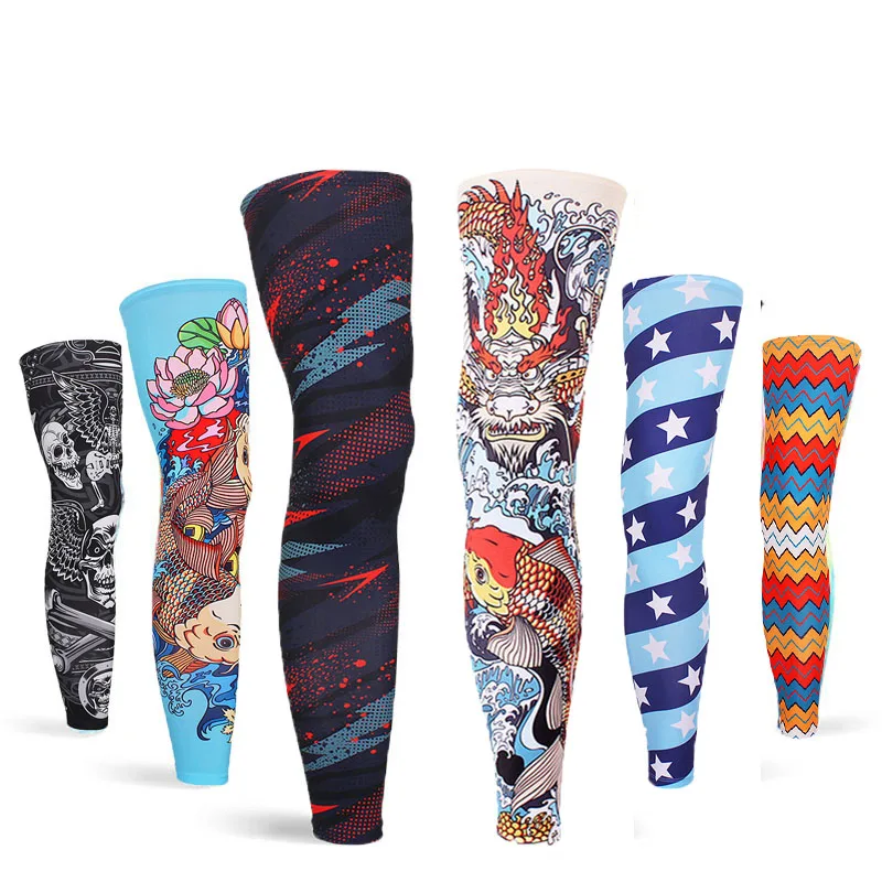 

Cycling Legwarmers Sport Leg Sleeve Safety Running Legging Basketball Soccer Leg Warmers Tights Sportswear