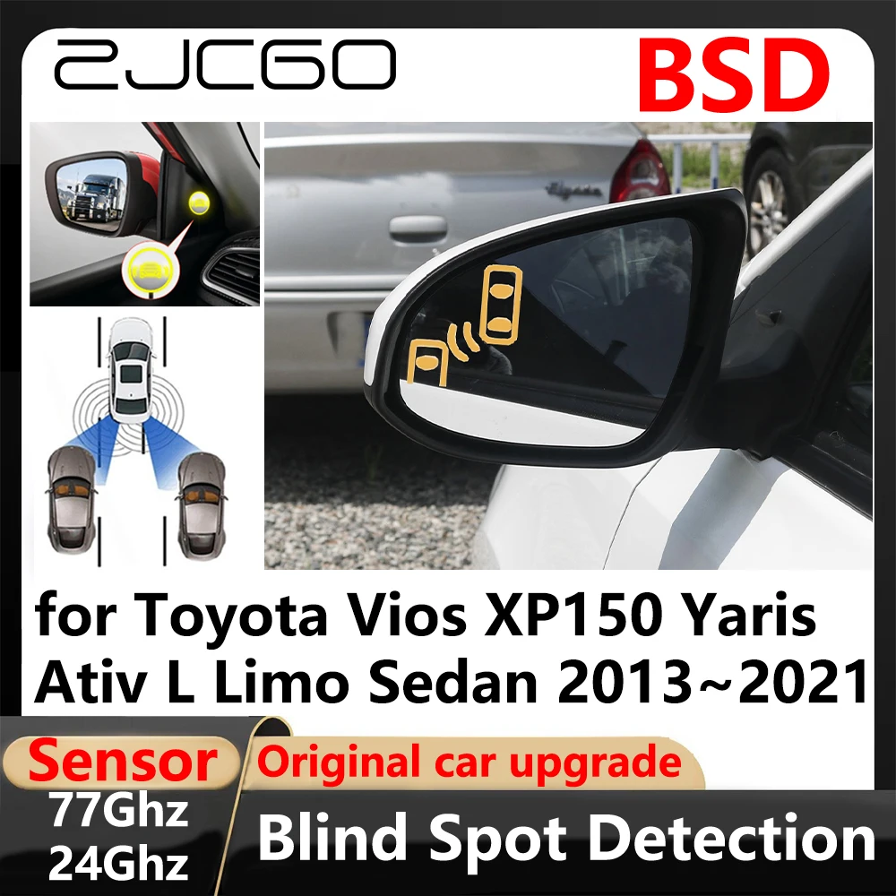 

BSD Blind Spot Detection Lane Change Assisted Parking Driving Warnin for Toyota Vios XP150 Yaris Ativ L Limo Sedan 2013~2021