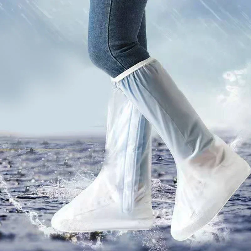 Shoe Covers 40cm Tall Rain Waterproof Silicone