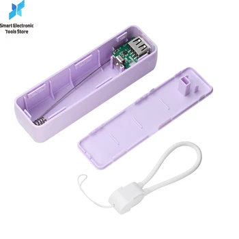 Custodia per banca di potere mobile Kit fai da te 1 * 21700 Supporto per scatola di immagazzinaggio batteria Tipo-C Custodia per batteria portatile Saldatura gratuita senza batteria