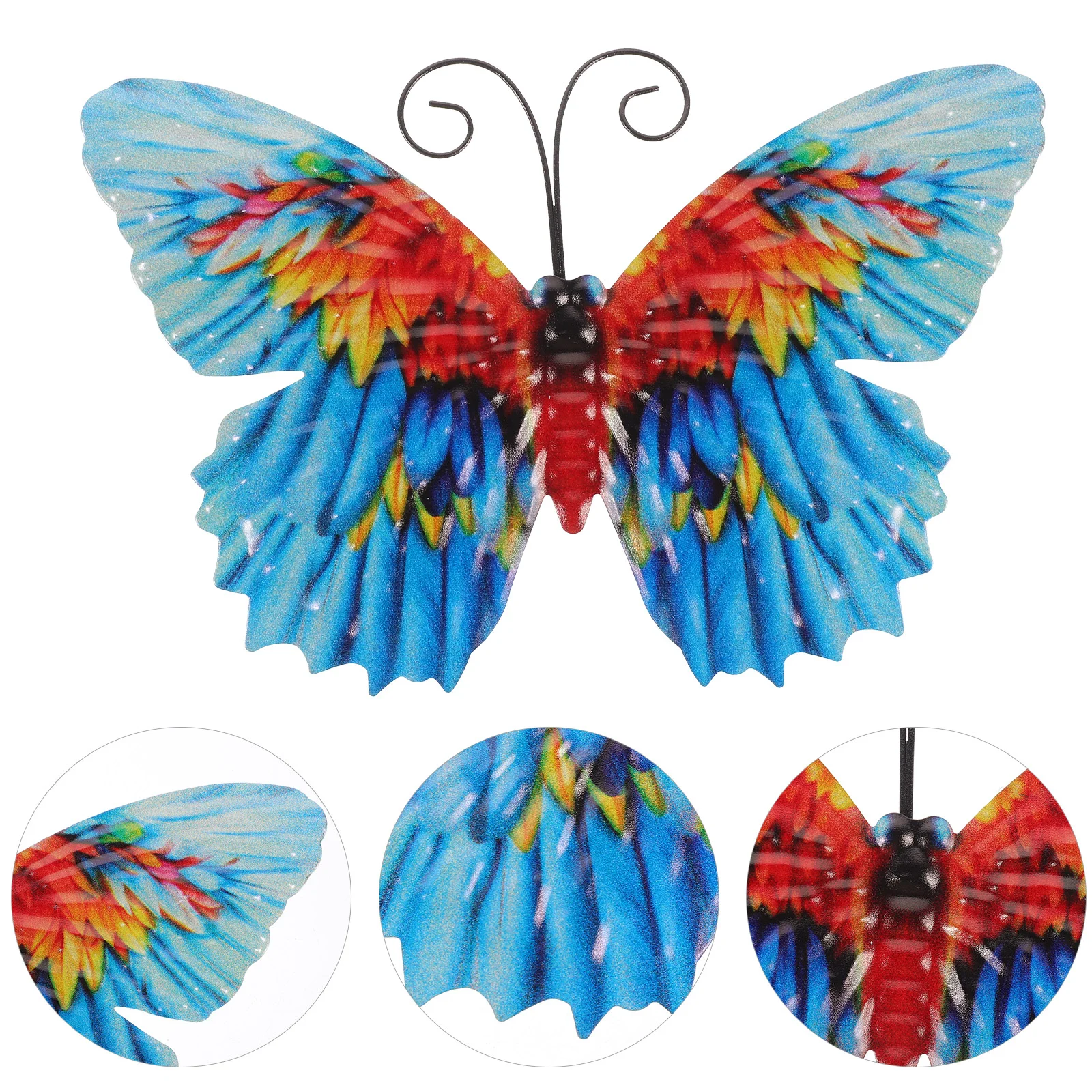 

Decorate Butterfly Home Birthday Decoration for Girl Art Wall Iron Decorations Fence