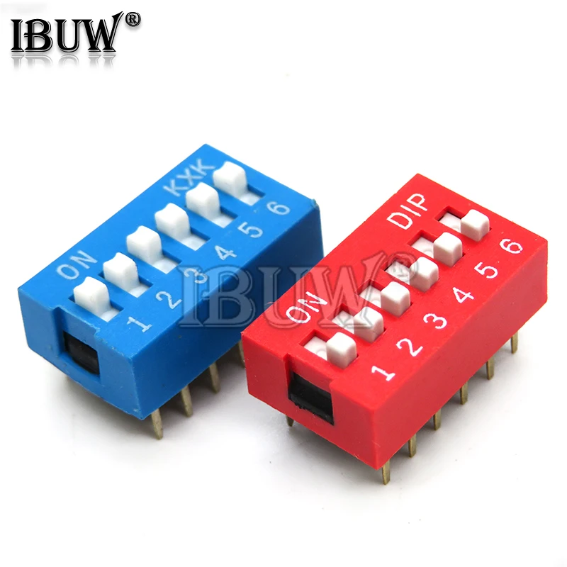 10PCS Blue Slide Toggle Switch Module with Adjustable Positions