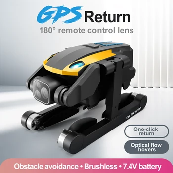 2024  GPS derone M8Pro RC Drone 4K Professinal With 1080P Wide Angle HD Camera Foldable Helicopter WIFI FPV Height Hold Gift Toy 2