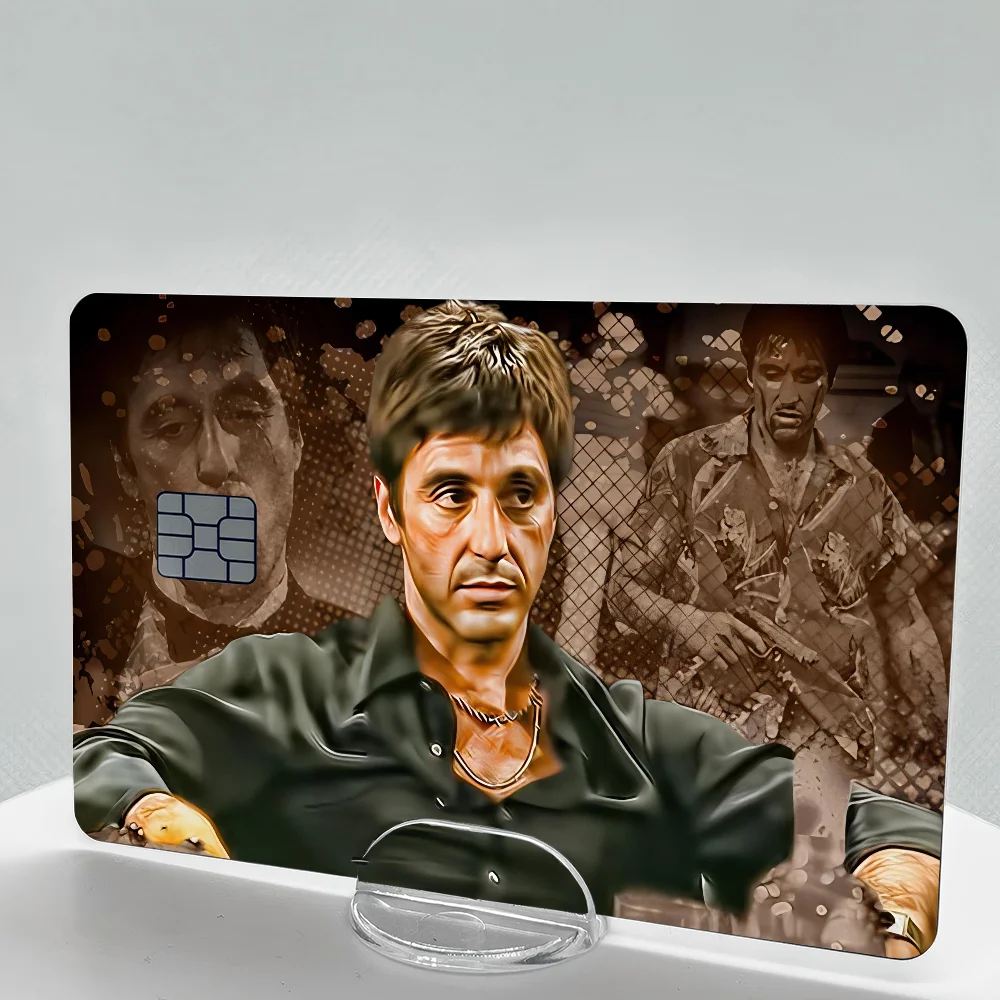 S-Scarface 1983 Film Al P-Pacino Movie Various Anime Bank Credit Cards Bus Pass Stickers Cool Decoration Waterproof Collection 3