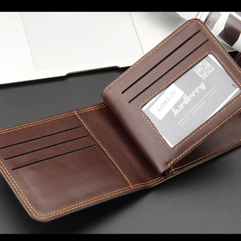2025 New Small Luxury Brand Men's Wallet Handbag Men's Briefcase Fashion Wallet Card Holder