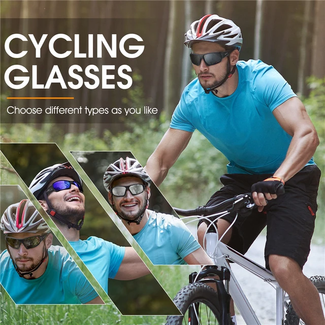 Gafas de sol polarizadas para ciclismo para hombre y mujer, lentes  deportivas para bicicleta de montaña y carretera, UV400 - AliExpress