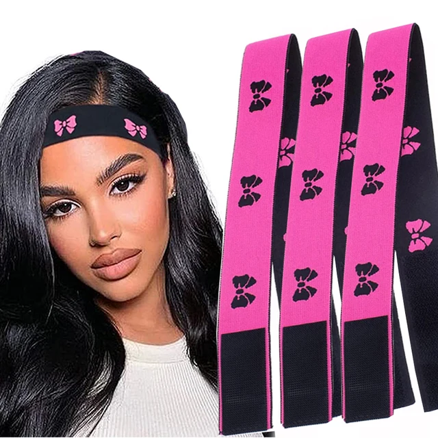 Baby Hair Wrap For Edges 5PCS Edge Band For Wigs, Elastic Bands