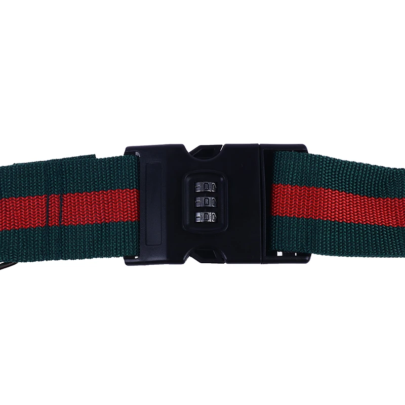 4.2m Nylon 3 Digits Password Lock Luggage Strap Cross Belt Packing Adjustable Travel Suitcase Buckle Strap Baggage Belts Luggage Strap