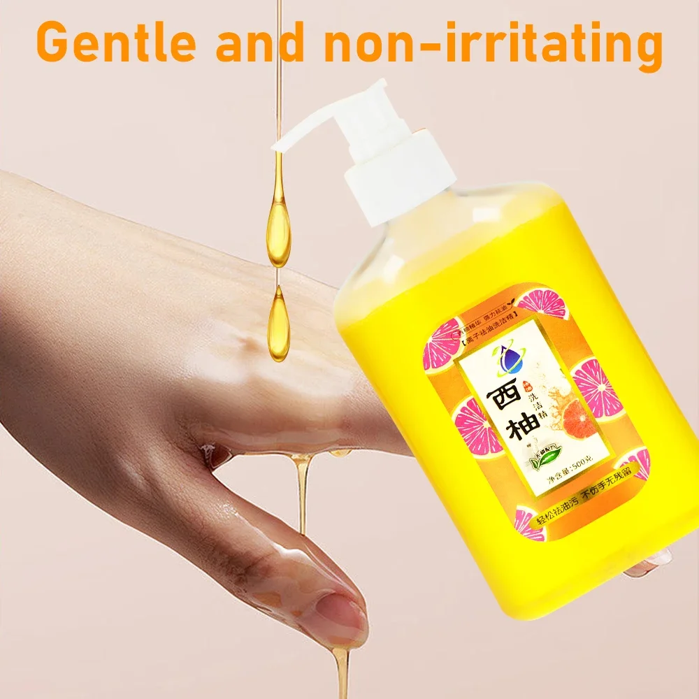 Dish Soap Squeeze Dishwashing Liquid Non-Scratch Sponges for Dishes Original Scent Degreasing