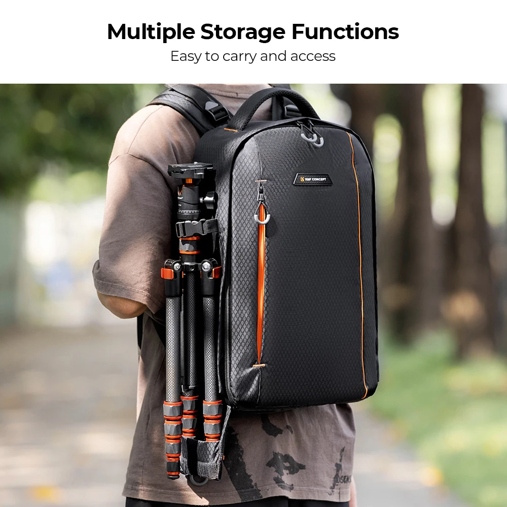 Concept Mochila Câmera Profissional Grande Capacidade Impermeável Fotografia Bolsa Câmera Dslr Laptop Tripé Bolsas 156 k & f - Image 2