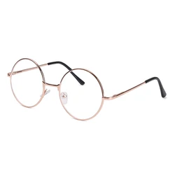 Timeless Round Optical Glasses Frame - Fashionable Vintage Eyeglasses - -4.0 (Gold)