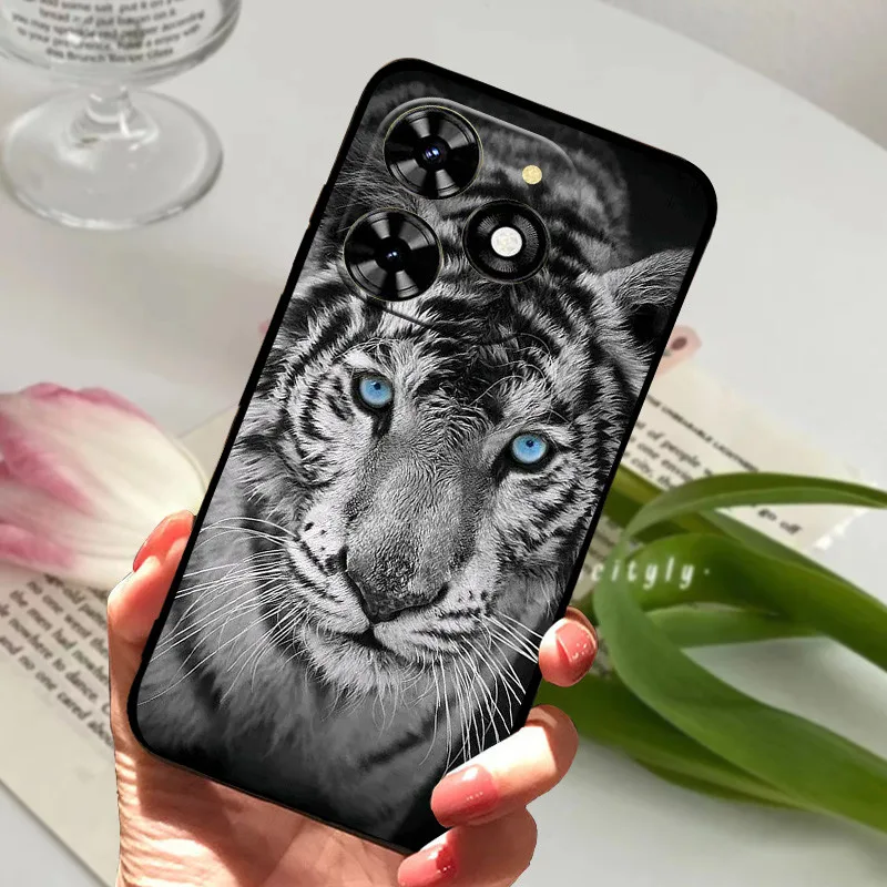Shockproof Soft TPU Silicone Phone Cover with Cartoon Design