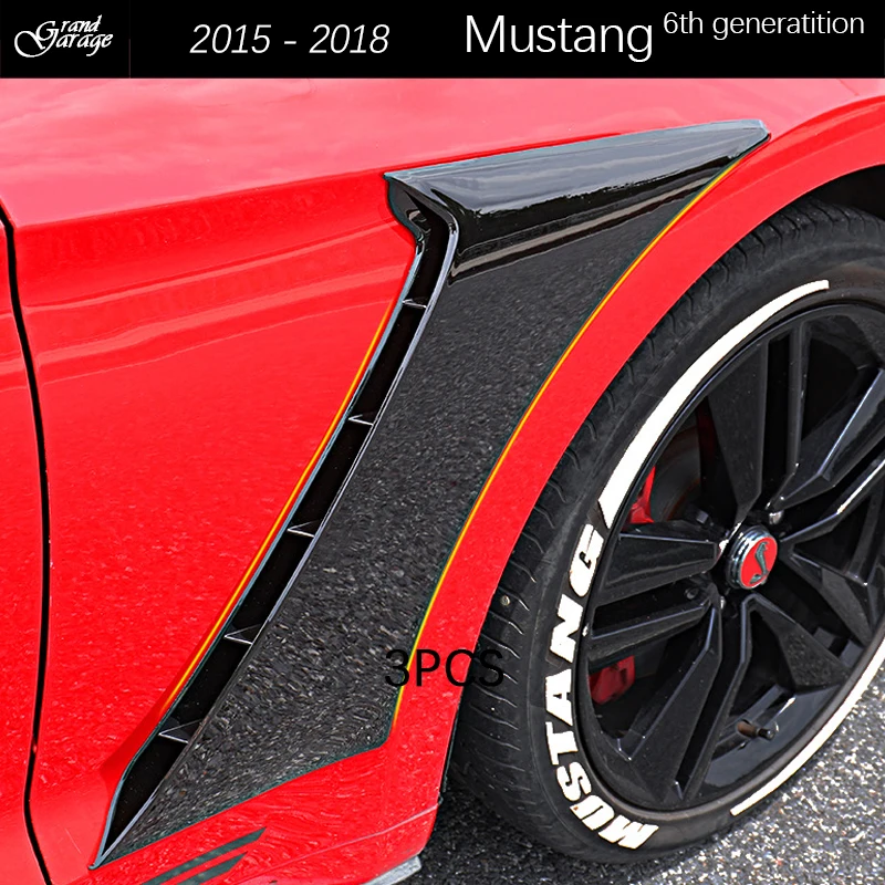 2個 フォード マスタング 2015-2023 車用サイドエアベント リア 