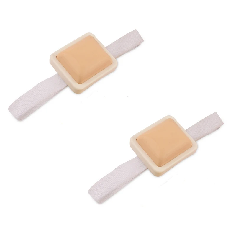 

2 PCS Injection Training Pad Mode Simulation Human Skin Practice Pad For Nurse Students Practice Tool Supplies