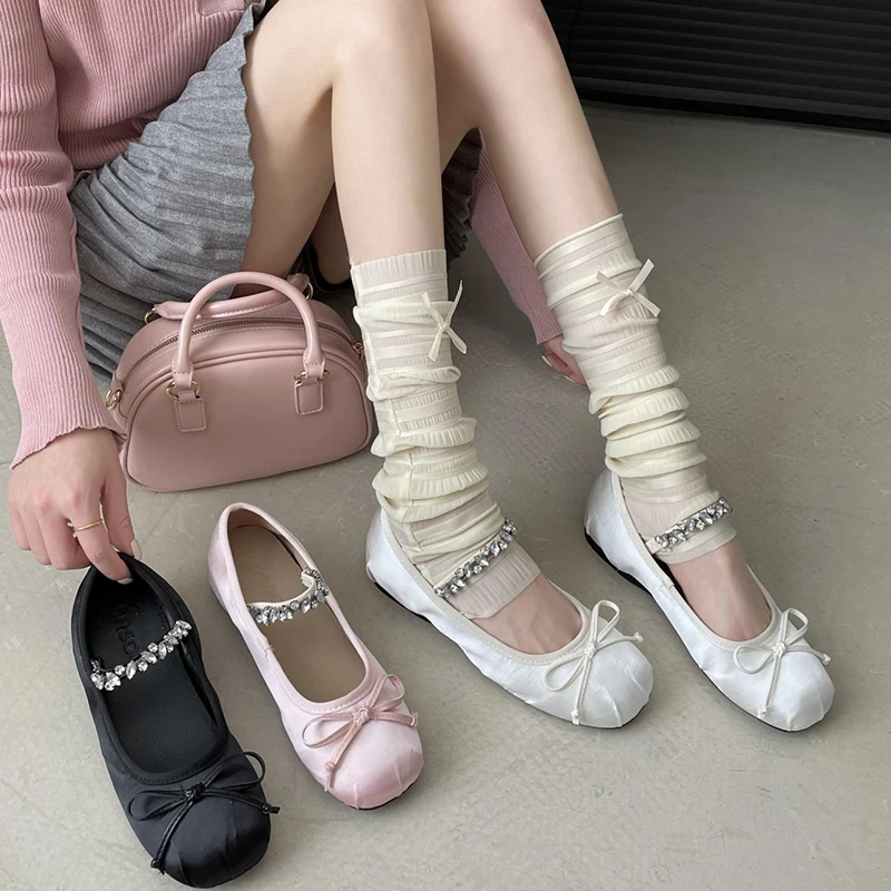 

Новинка 2024, женские Туфли Мэри Джейн, модные элегантные туфли с низким вырезом, женские уличные туфли, классические ботинки