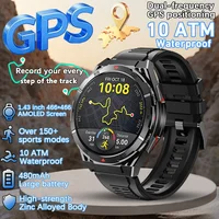 New Smartwatch Men For Huawei GT5 PRO Military GPS Sport Track 1.43 inch AMOLED Screen 10 ATM Waterproof Heart Rate Smartwatch 1