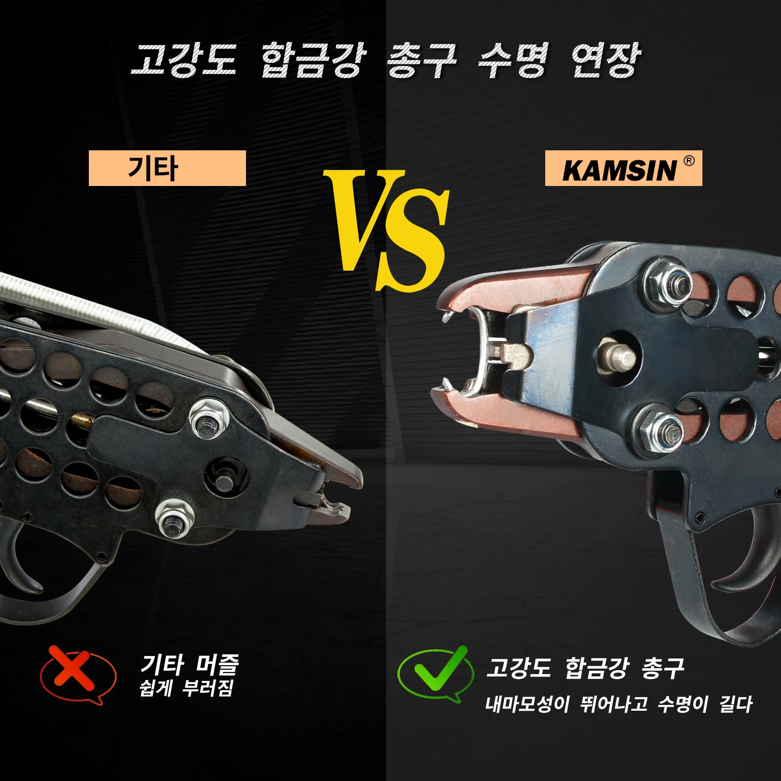 KAMSIN K-SC7C 15 게이지 공압 돼지 링 건, 자동 공기 C-링 건 19mm 크라운 스프링 매트리스, 자동차 좌석, 애완 동물 케이지