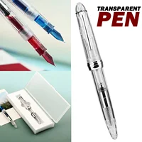 Majohn S6 Resin Fountain Pen EF F nib Wrting Ink Pen with Pen Box Office Business Gift Pens for students school stationery 1