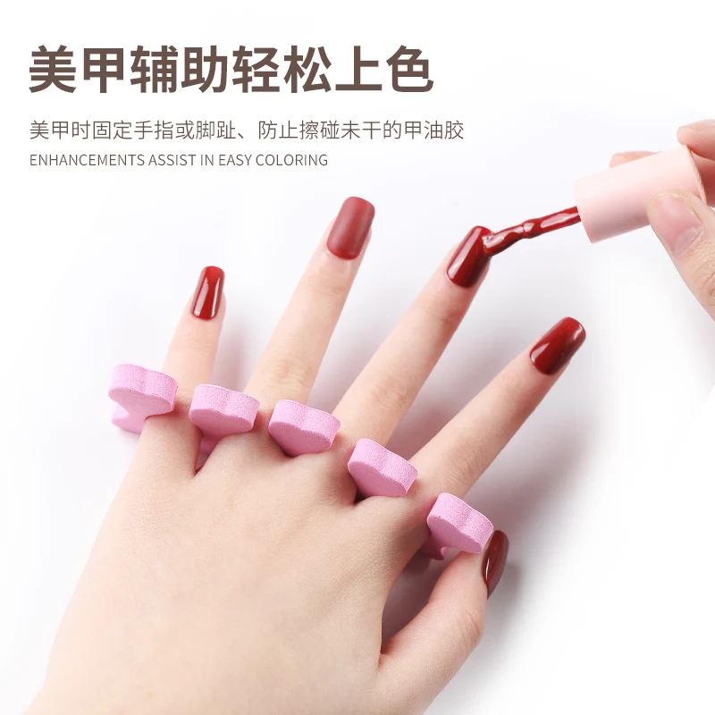 *Nail Art Tools Sponge Nail Splitter Finger Splitter Fixed Assist Nail Painting