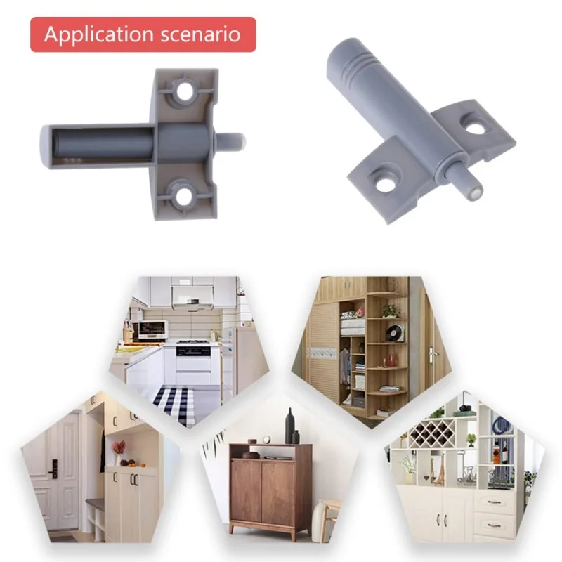 Damper er Soft Quiet Close Invisible Kitchen Cabinet Door Stop Dampers Drawer ers Furniture Hardware Accessories 10PCS