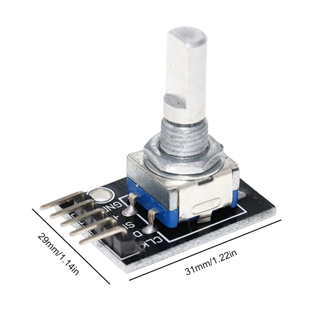 1-10PCS HW-040 360 Degrees Rotary Encoder for switch Module with Knob Cap Rotary Encoder Module Potentiometer Knob Kit