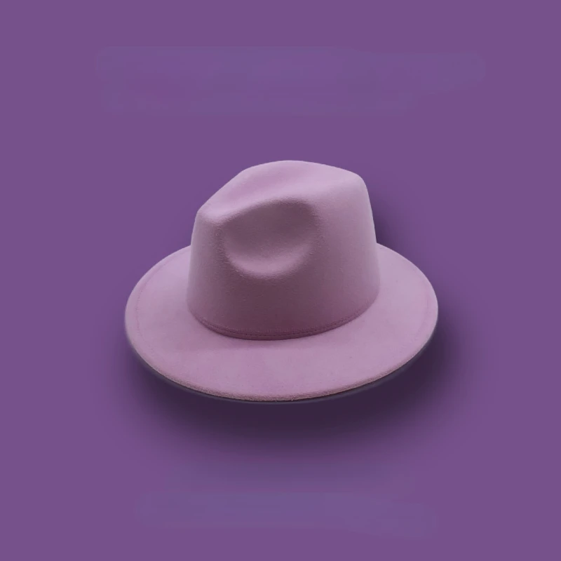 Women's Autumn & Winter Felt Fedora - Wide Brim Retro Hat