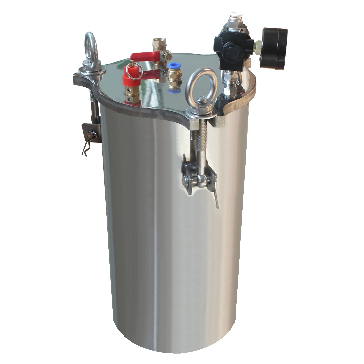 Chamber dispensing bucket Pneumatic Stainless Steel Pressure Tank spray paint pressure tank Dispenser pressure barrel Vacuum